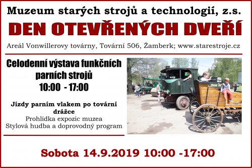 Open Day at the Museum of Old Machines and Technologies, z.s.